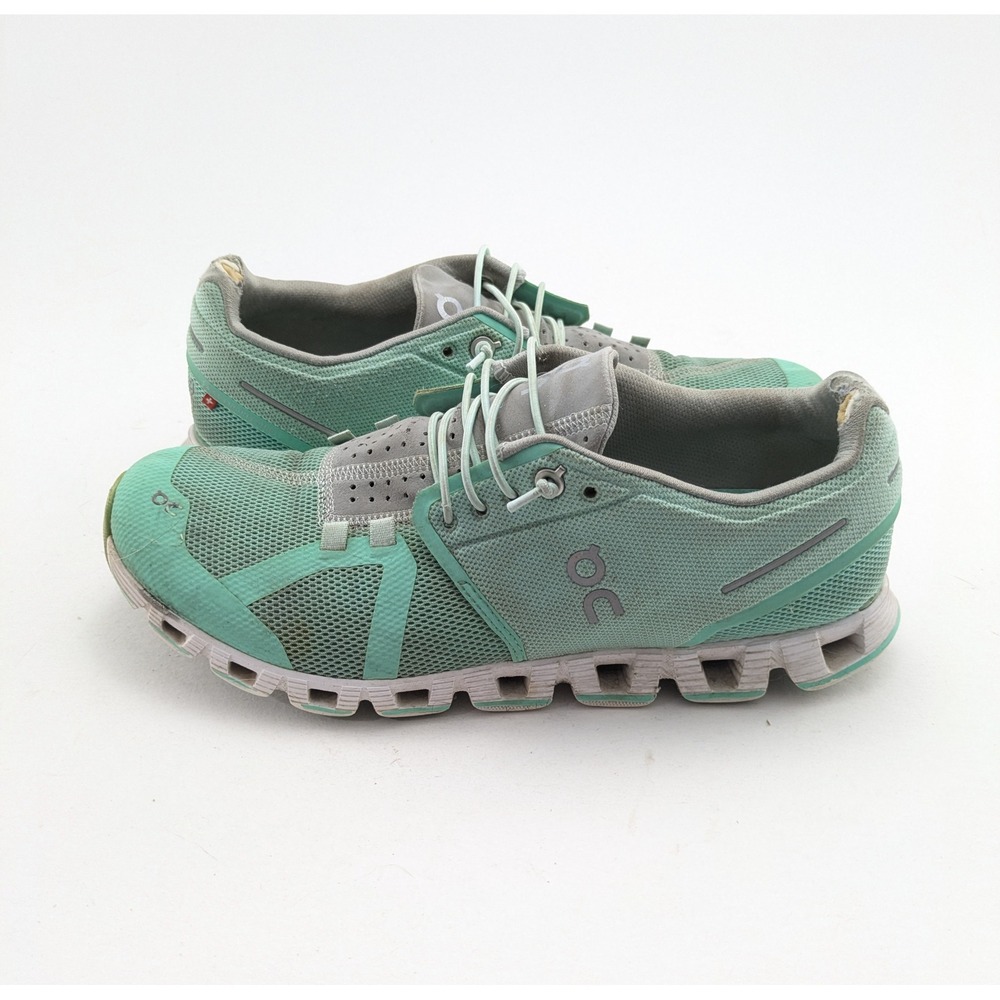 Womens On Running Cloud Mineral Ice Green Mesh Athletic Running Shoes Size 9